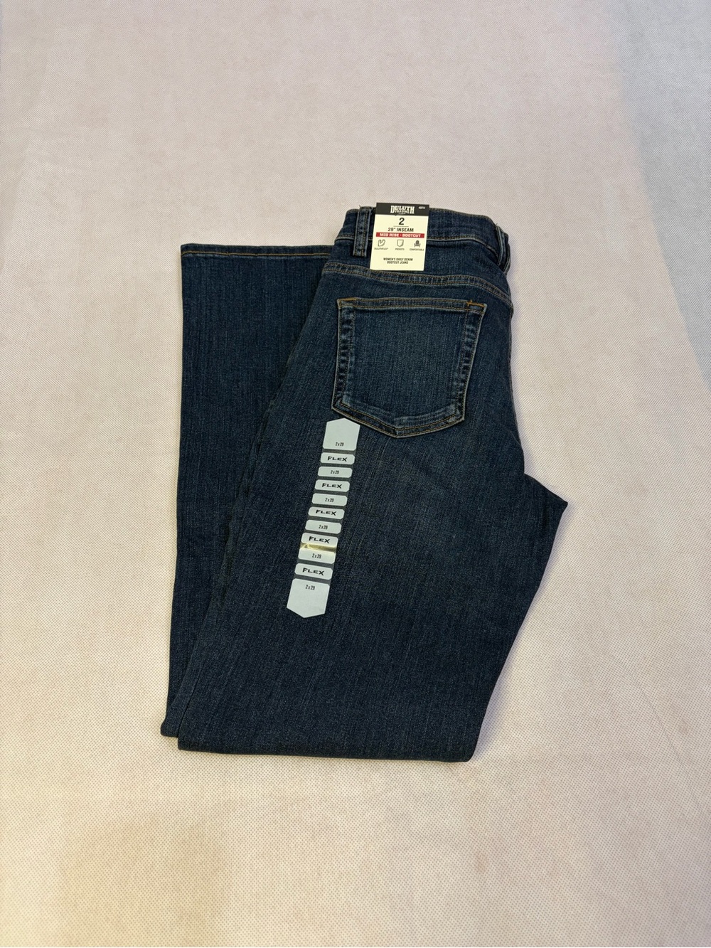 Duluth Bootcut Jeans, sz 2